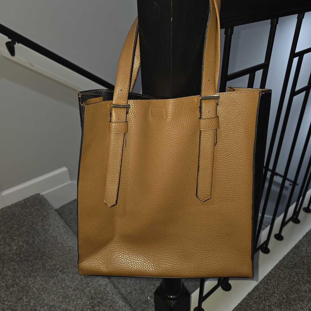 Stylish Tan Tote Bag